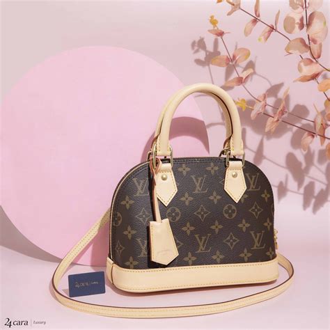 lv alma bb monogram price